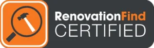 An image featuring RenovationFind Certified Logo