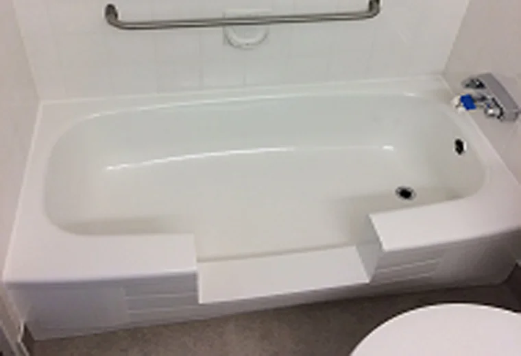 Image of a steel tub to shower conversion