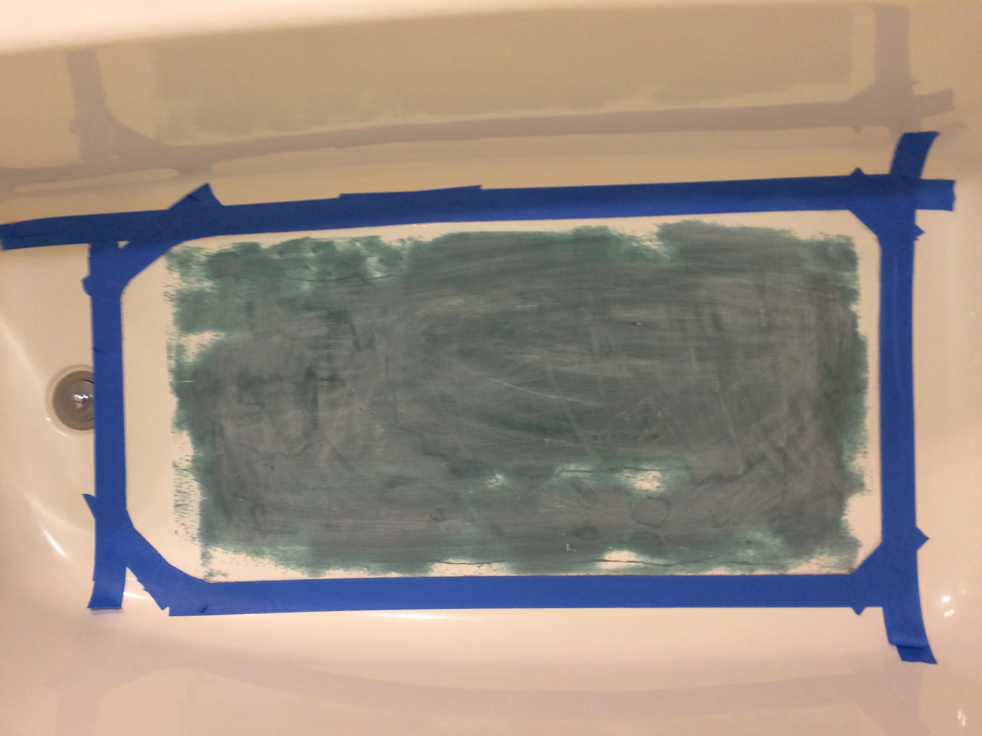 Repaired fiberglass floor, ready for a Blackstone fiberglass inlay.